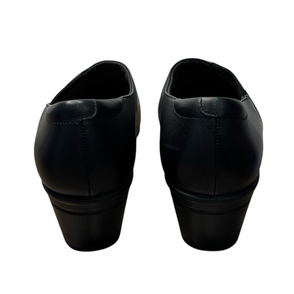 Clarks Collection Black Emslie Warbler Heeled Shoe - size 12 - Picture 5 of 10